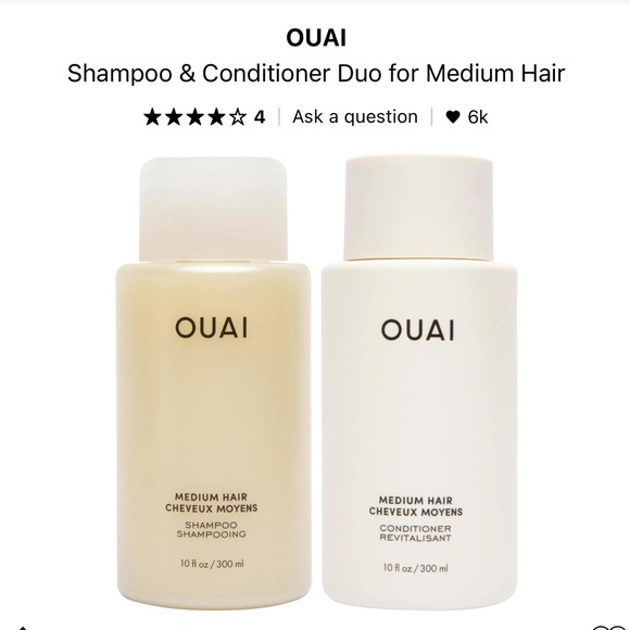 OUAI Shampoo & Conditioner Set - Picture 5 of 6